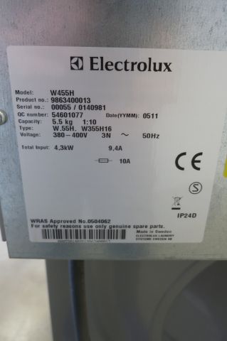 401352-6 Washing machine Electrolux W455H