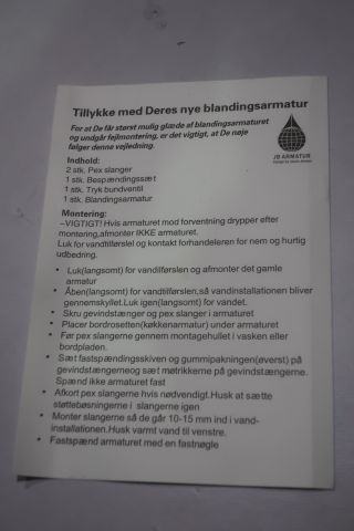 409357-9 Exclusive kitchen mixer Design by Jacob Jensen.