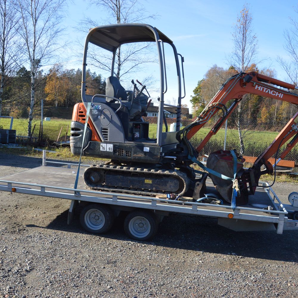 Excavator Hitachi ZX16 -08 with machine loader -2016