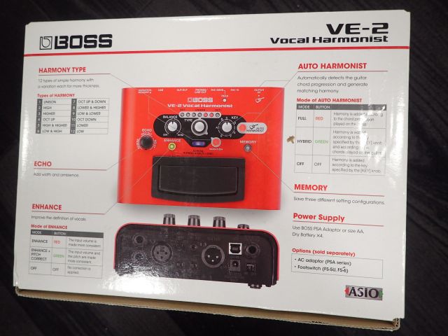 400567-3 Boss VE-2 Vocal Harmonizer
