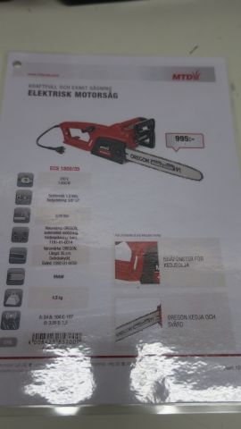 417446-5 MTD ECS 1800/35 Elkedjesåg