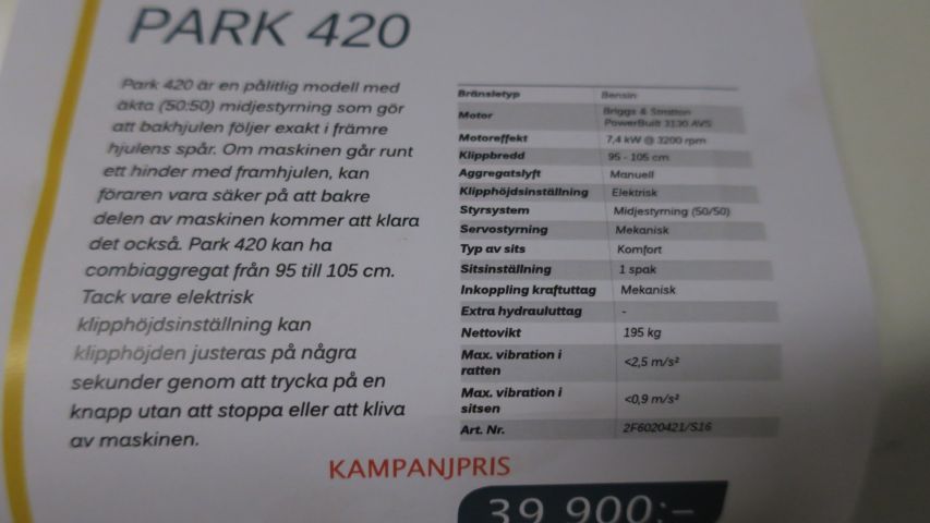 417456-15 Stiga Park 420