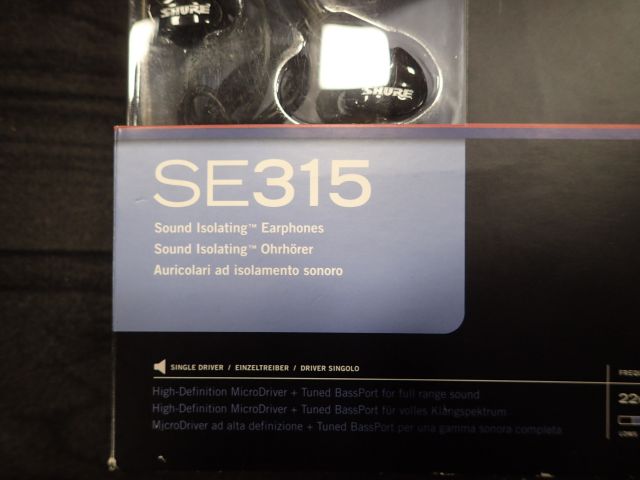 400642-2 Headphones Shure SE315-KE