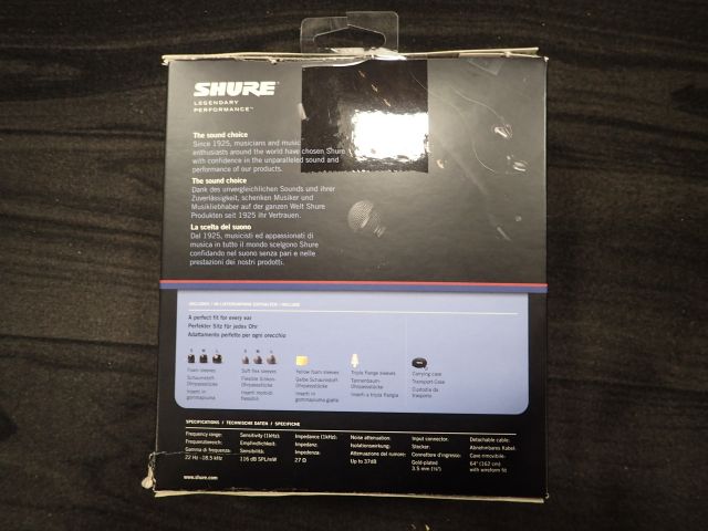 400642-6 Headphones Shure SE315-KE