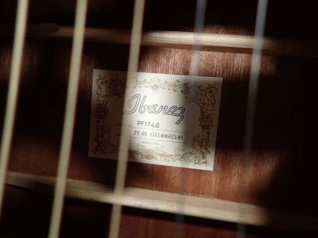 400555-4 Acoustic Guitar Ibanez PF17-LG