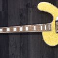 400658-3 Electric Guitar Musicvox Gold Super Sparkle Spaceranger Guitar