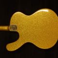 400658-6 Electric Guitar Musicvox Gold Super Sparkle Spaceranger Guitar