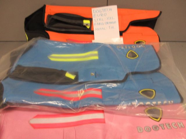 431521-8 Jaktväst Dogtech euro. Strl: XS orange