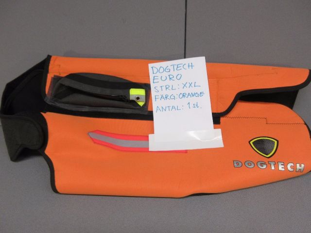 431521-11 Jaktväst Dogtech euro. Strl: XS orange