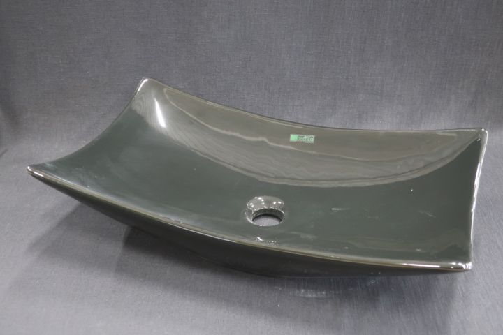 430818-2 Washbasin BathCo Magdalena Black