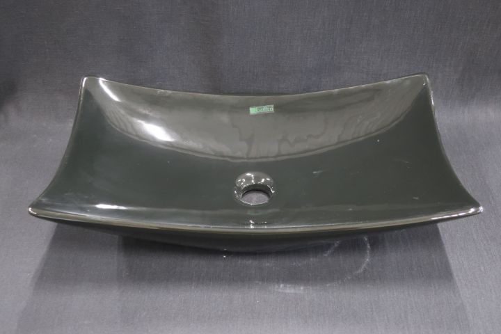 430818-3 Washbasin BathCo Magdalena Black