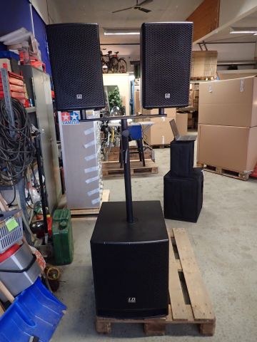 400829-1 LD Systems DAVE 15 G3 Portable Active PA System