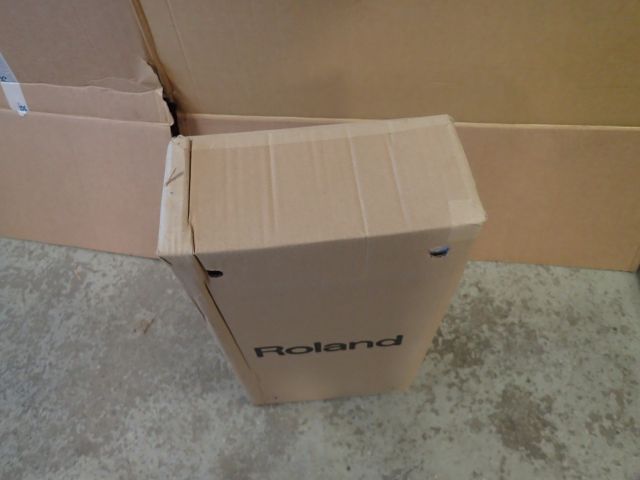 400870-3 New Piano Button Roland PIB-ROL BK Satin