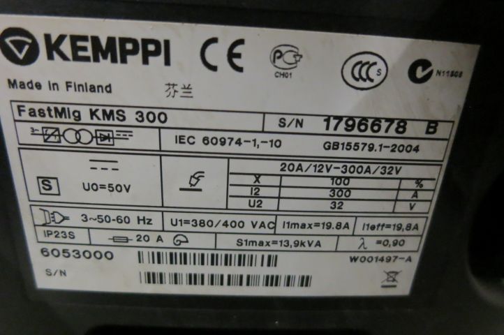 401374-11 Migwelder Kemppi Fastmig KMS 300 / MSF 55