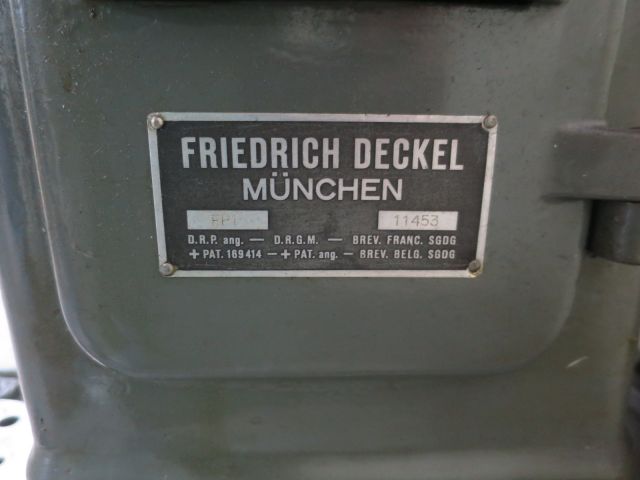413686-4 Friedrich Deckel mills FP1
