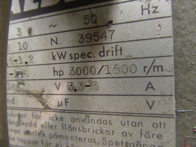 413959-9 Aldell Band grinder