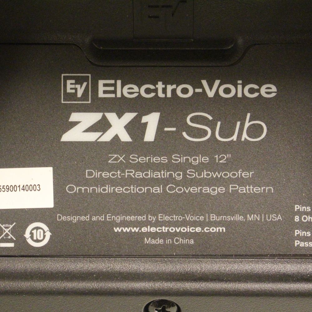 EV ZX1 SUB 12 Bass | PS Auction