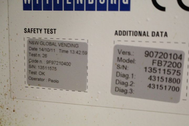 430718-8 Coffee machine, Wittenborg, 7100 Maxi