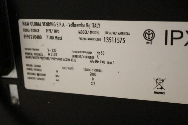 430718-9 Coffee machine, Wittenborg, 7100 Maxi