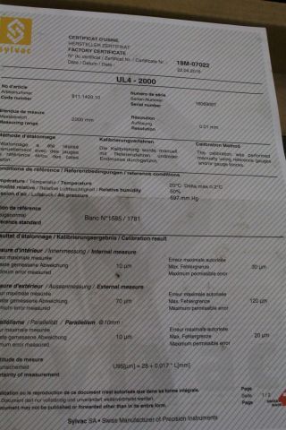 430309-4 Digitalt skjutmått Sylvac UL4