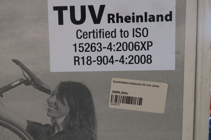 433121-2 Bike holder for car Gran Fondo