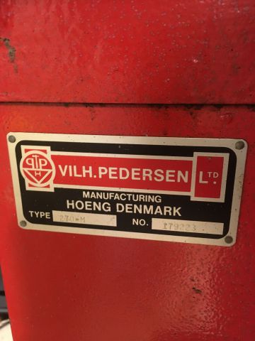 434652-2 Punching machine, Vilh. Pedersen 270M