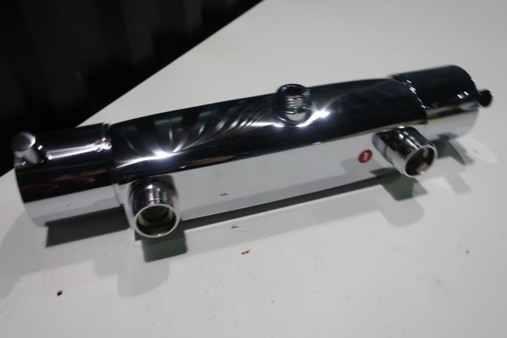 409506-4 FM Mattsson wash basin mixer and shower mixer.