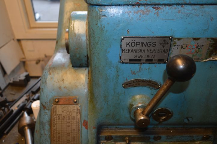434689-4 Lathe, Köpings Mekaniska Verkstad