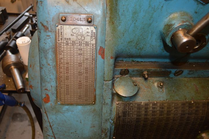 434689-5 Lathe, Köpings Mekaniska Verkstad