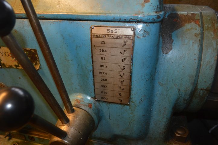 434689-7 Lathe, Köpings Mekaniska Verkstad