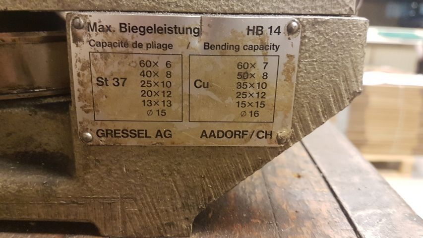 434751-2 Steel bar profiling machine, Gressel HB14