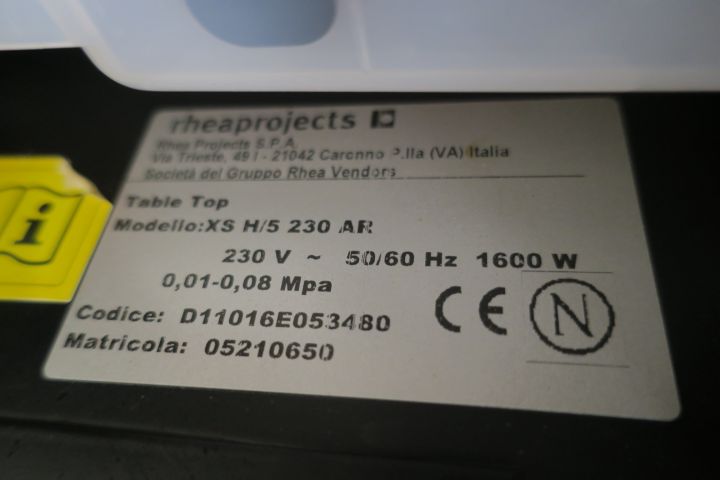 435126-6 Kaffemaskin Rheaprojects XS H/5 230 AR