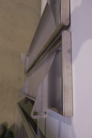 410221-8 Kitchen equipment for large kitchens, trolleys, shelves, waste carriage