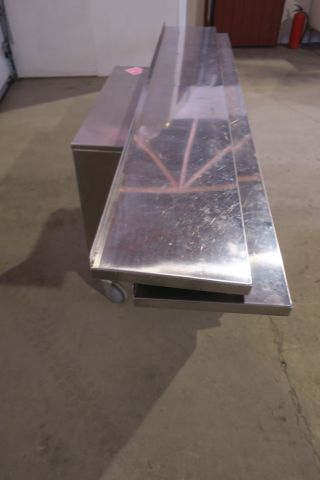 410221-14 Kitchen equipment for large kitchens, trolleys, shelves, waste carriage