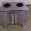 410221-18 Kitchen equipment for large kitchens, trolleys, shelves, waste carriage