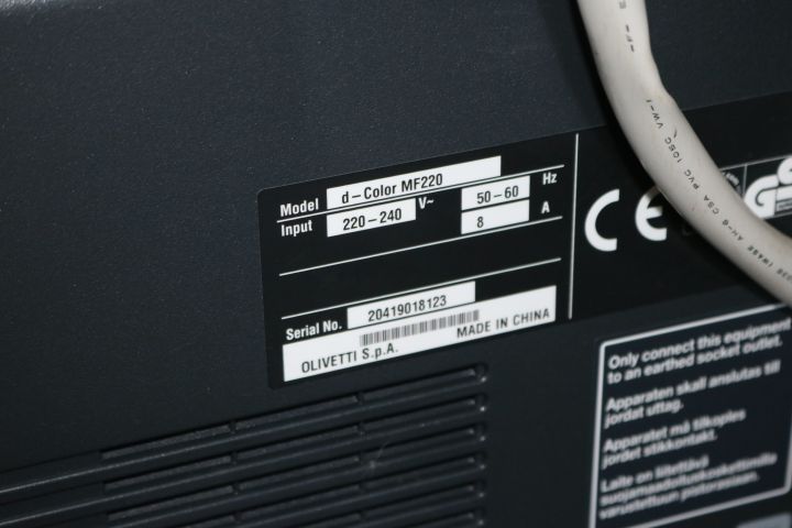 433517-11 Multifunction Printer Olivetti d-Color MF220
