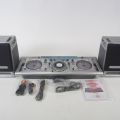 440303-2 DJ MIXER WITH DUAL CD PLAYER AND SCRATCH PAD
