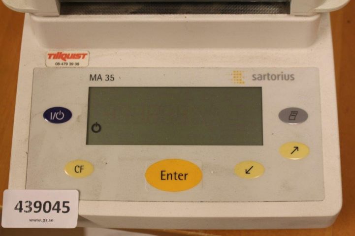 439045-4 Sartorius MA35 - infrared moisture analyzer