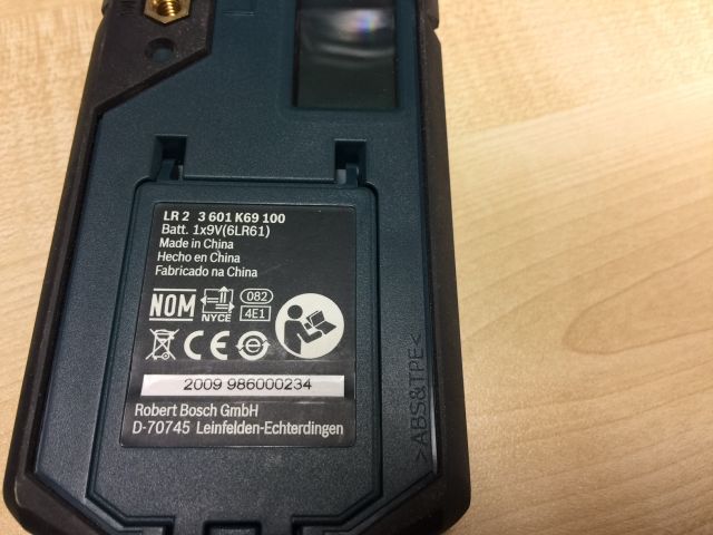 440493-5 Build laser Bosch GRL 150 HV with two receivers not charger.