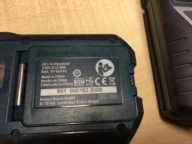 440493-7 Build laser Bosch GRL 150 HV with two receivers not charger.