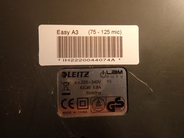 400935-6 A3 Laminator Leitz Easy A3