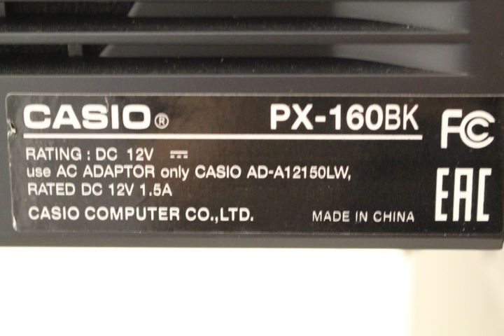 435553-7 Digital piano, Casio PX-160 BK