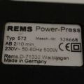 435568-3 Radial Press Rems, Power Press 2000