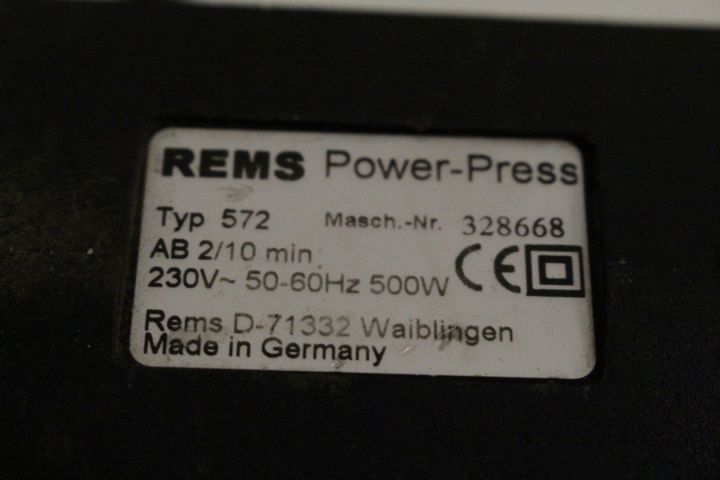 435568-3 Radial Press Rems, Power Press 2000