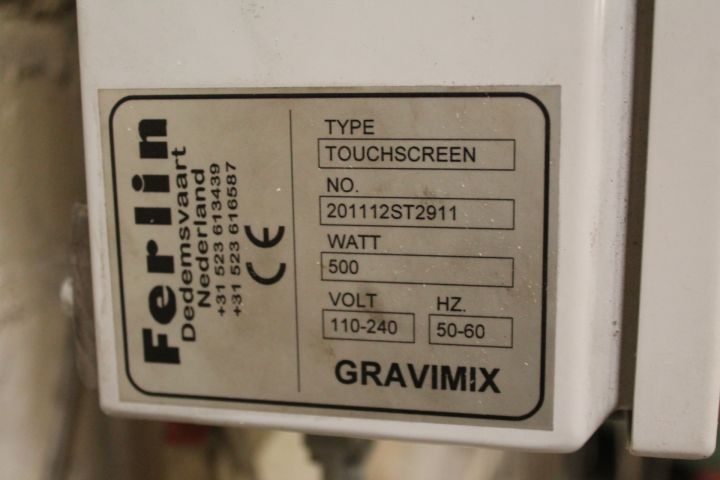 438669-12 Granulator mixer Ferlin FGB 5/4/2 -12 With computer control