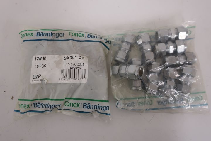 441662-2 Conex Couplings 12mm, 100pcs.