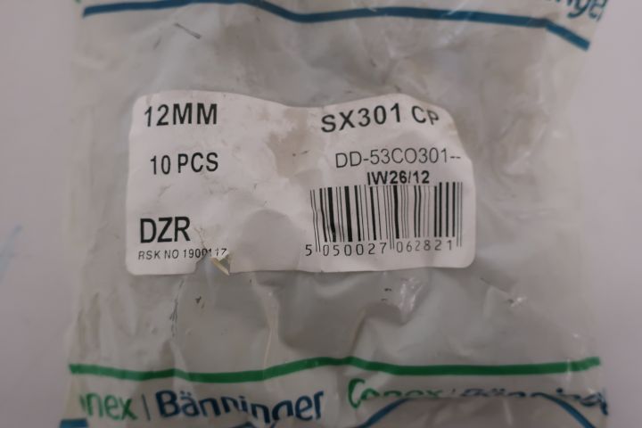 441662-4 Conex Couplings 12mm, 100pcs.
