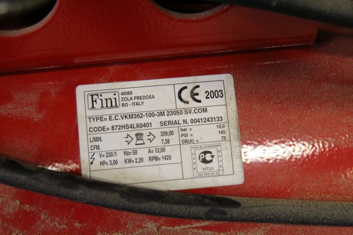 441975-3 Kolvkompressor Fini Compact Air 3 hk