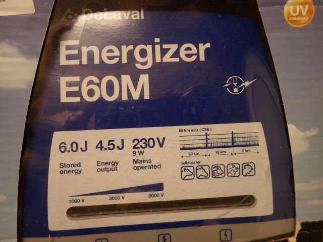 400950-3 Electric fence assembly Delaval Energizer E60M