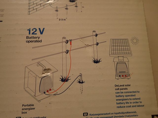 400950-7 Electric fence assembly Delaval Energizer E60M